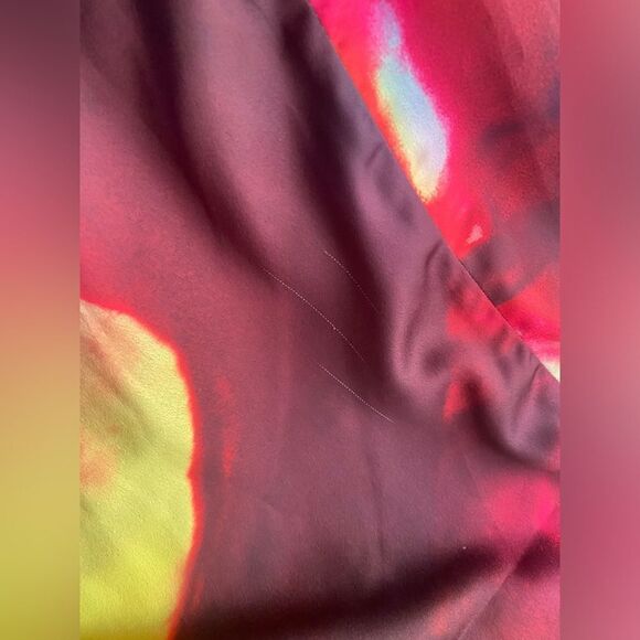 HOUSE OF CB Authentic 'Mitzi' Printed Satin Corset Midi Dress Size Small - Picture 12 of 12